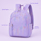 Quilted Backpack with Embroidered Pattern and Multiple Pockets