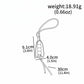 Pea Pod Bag Charm with Bead Detail and Loop Attachment