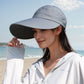 Women's Sporty Wide Brim Sun Visor Hat with Adjustable Back Strap Lightweight UV Protection Cap for Outdoor Activities