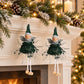 2pk Lace Angel Christmas Tree Ornaments