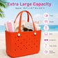 Large EVA Beach Tote Bag Water Resistant Pool Tote with Handles