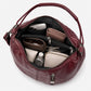 Soft Ruched Faux Leather Shoulder & Crossbody Bag