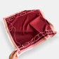 Satin Square Scarf with Rope Chain Border Print 27x27in