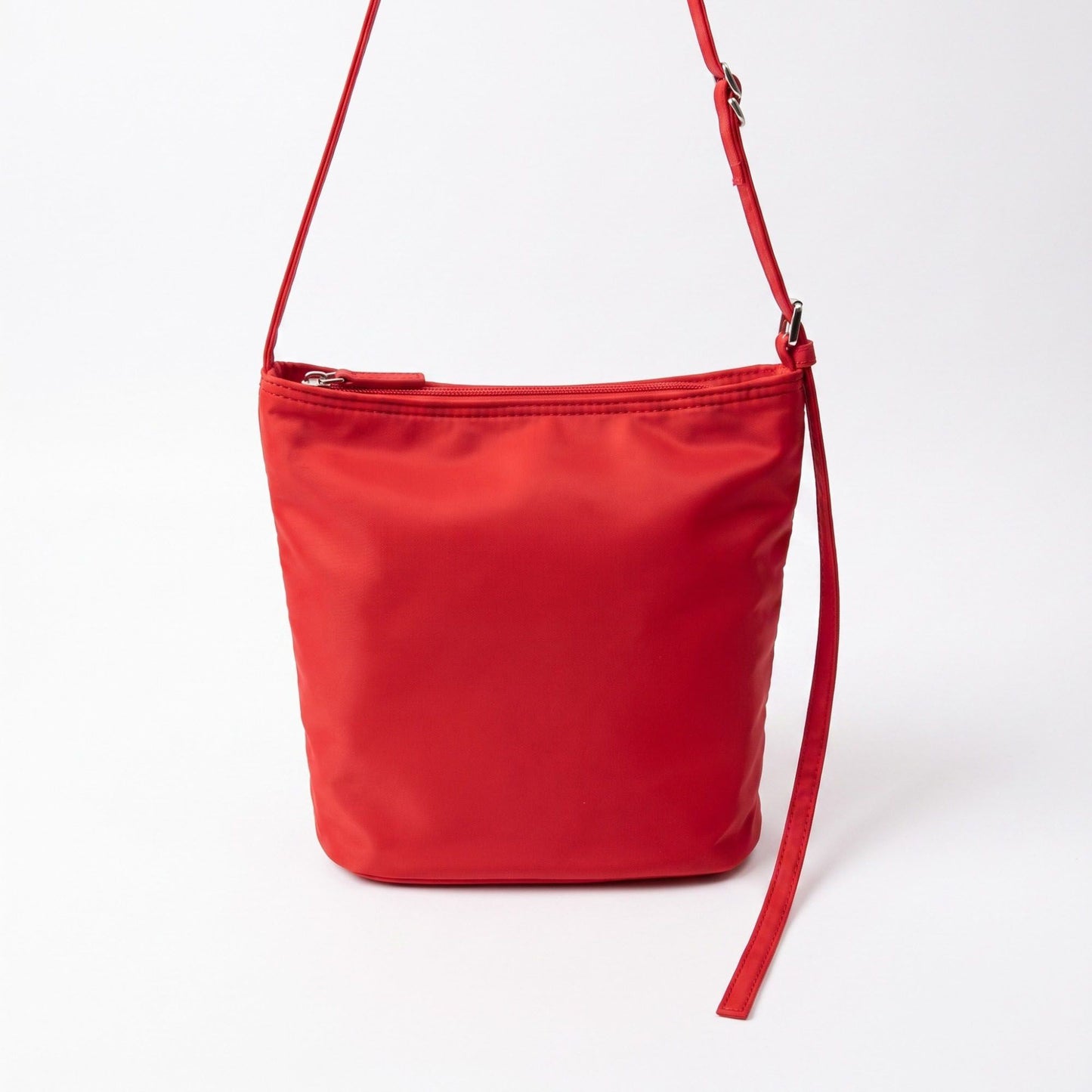 Bucket Shoulder Bag with Adjustable Crossbody Strap 9.5x8.5x4.5in