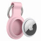 2 Pack AirTag Holder Keychain Case with Secure Lock Carabiner Clip for Bags Keys Luggage Pet Collar Protective Cover