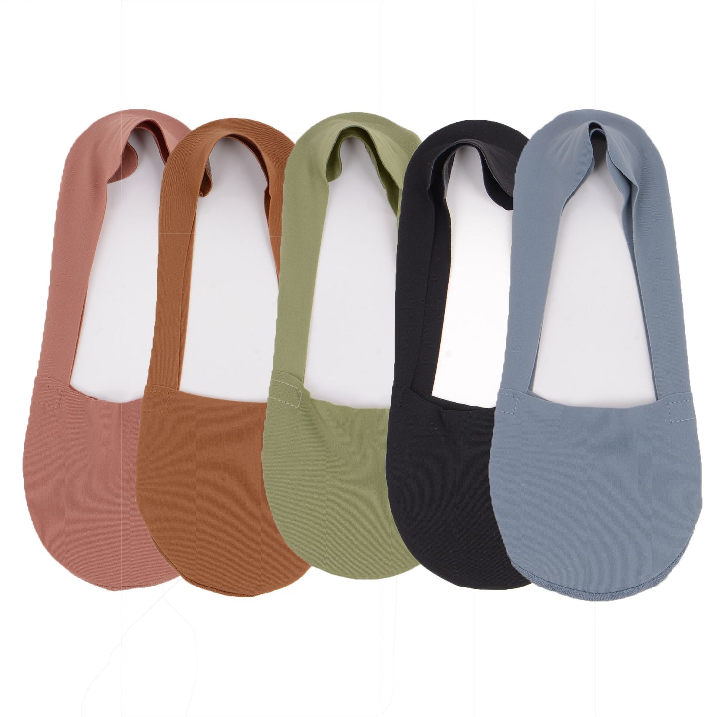 5 Pairs Women Ice Silk Low Cut Liner Socks Deep Cut Design Anti-Slip Cotton Sole Breathable Invisible Socks for Flats