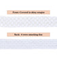 Sewing Sequin Trim 1.2 Inch 6 Row, 25 Yards Glitter Sequin Strip Ribbon Metallic Stretch Bling Fabric DIY Craft Decoration