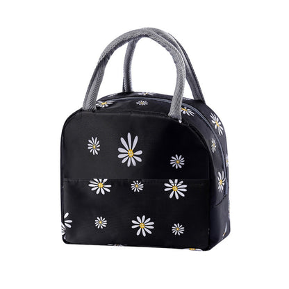 Print Insulated Lunch Bag Portable Reusable Lunch Tote with Handles