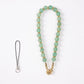 Beaded Wrist Strap with Clasps for Phones and Bags