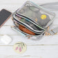 Trendy Clear Transparent Women's Shoulder Bag with Iridescent Trim