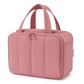Travel Makeup Bag with Dividers and Carry Handles