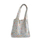 Embroidered Floral Tote Bag for Women, Lightweight Canvas Shoulder Bag for Everyday Use