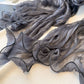 Lightweight Pleated Fashion Scarf Elegant Solid Color Long Wrap Shawl 70.5¡Á31.5 Inches