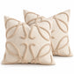 Boho Tufted Tassels Decorative Throw Pillow Cover Set of 2