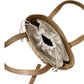 Summer PU Straw Woven Drawstring Handbag with Inner Zipper Pocket