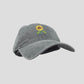 Women's Baseball Cap with Sunflower Embroidery