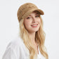 Women's Crochet Knit Baseball Cap Breathable Openwork Lightweight Casual Hat