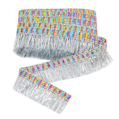 Fringe Tassel Lace Trim, 11 Yards 2.2 inch Wide, Sewing Trim for DIY Craft Garment Curtain Lamp Shade Tablecloth Stage Decoration