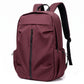 Lightweight Laptop Backpack with Vertical Front Zip Pocket Side Pockets and Adjustable Padded Straps