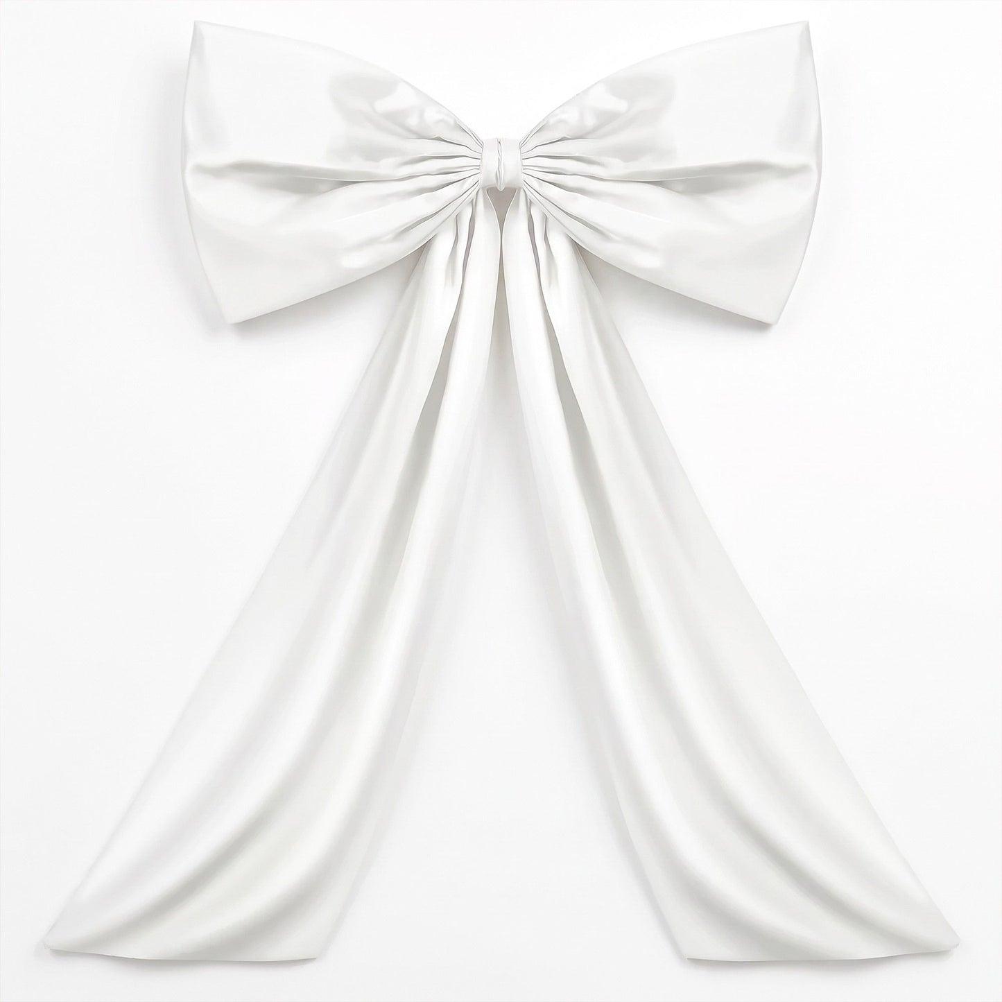 Large Decorative Bow with Long Tails for Holiday Decor