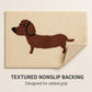 Dachshund Dog Bath Mat Nonslip Accent Rug 15.7 x 23.6 Inches