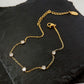 Women's Titanium Steel Zirconia Bracelet Adjustable Chain with Sparkling Stone Accents