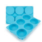 Silicone Muffin Baking Mold with 6 Round Cup Cavities