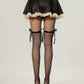 2pcs Women's Sheer Thigh High Stockings with Oversized Organza Bow Accents and Soft Stretch Fit for Elegant Feminine Styling
