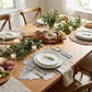 4 Pack Leaf Shaped PVC Placemats Washable Heat Resistant Table Mats