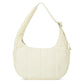 Quilted Nylon Hobo Shoulder Bag with Adjustable Strap and Multiple Pockets