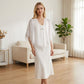 Lace Poncho Cover Up with Fringe Trim and Front Tie