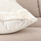 Christmas Embroidered Plush Throw Pillow Cover 18 x 18 Inch 1 Pack