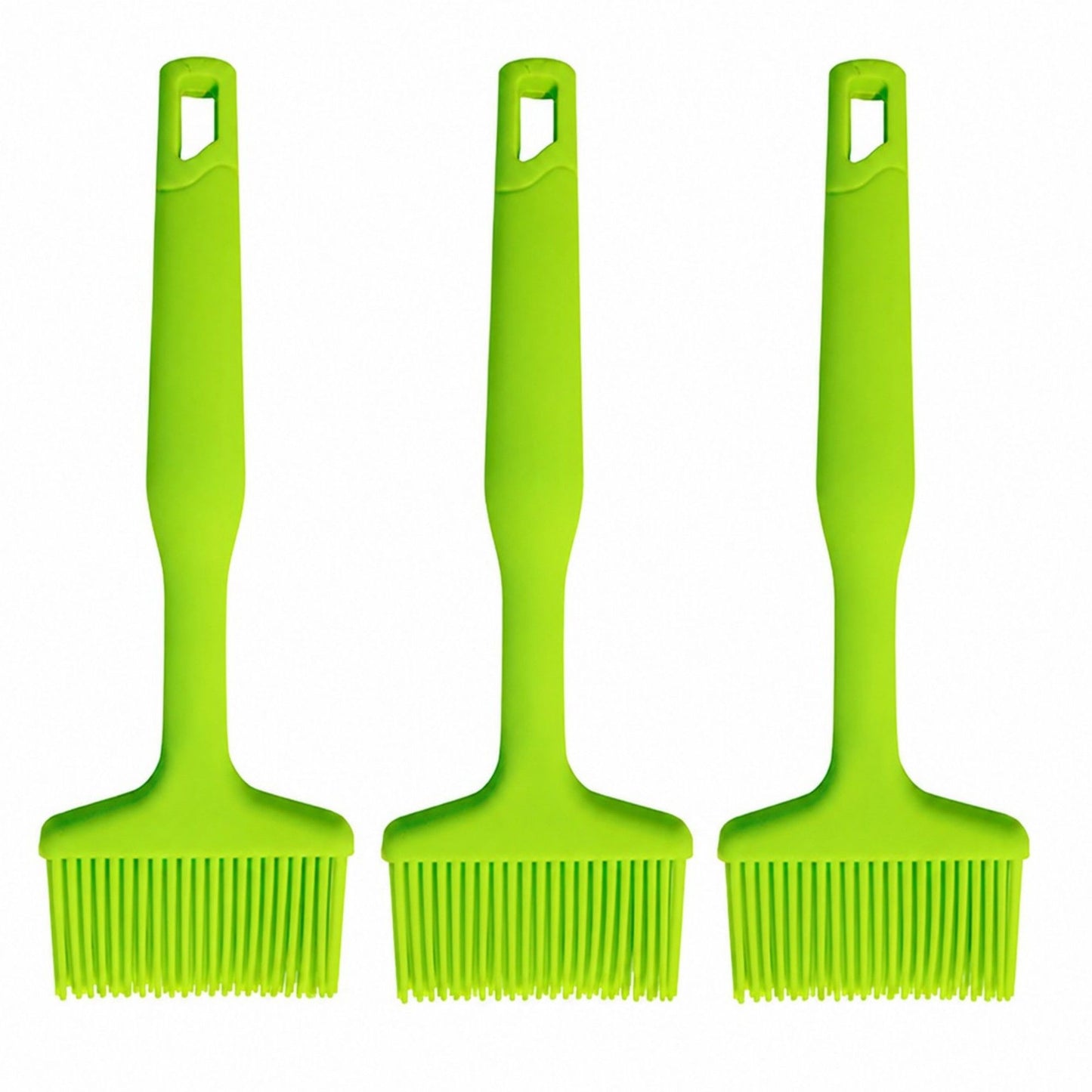 3-Piece Silicone Scraper Set with Handles, Durable and Flexible Kitchen Tools for Cooking and Baking