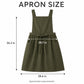 Water Resistant Cross Back Apron with Pockets and Waist Tie