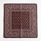 Paisley Print Square Bandana Scarf for Hair Neck and Bag Accessories 26.8¡Á26.8 Inches