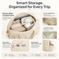 Nylon Travel Tote Gym Bag with Pockets and Shoulder Handles