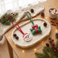 2 Piece Christmas Bag Charm Set with Hanging Loops