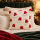 Christmas Tufted Decorative Throw Pillow Cover