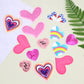 Sequin Star Heart Iron On Patches Clothing Embroidered Sewing Repair Hot-fix Garment Bag Shoes Backpack Hat DIY Decoration