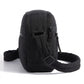 Padded Rectangular Crossbody Bag with Front Zip Pocket and Adjustable Padded Shoulder Strap 8.7x2.8x6.1in