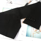 Structured Asymmetrical Wide Waist Belt with Overlapping Panel Design and Decorative Button Accents 7.5x31.5in