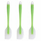 3-Piece Silicone Spatula Set with Handle, Flexible and Durable Kitchen Tools for Cooking and Baking