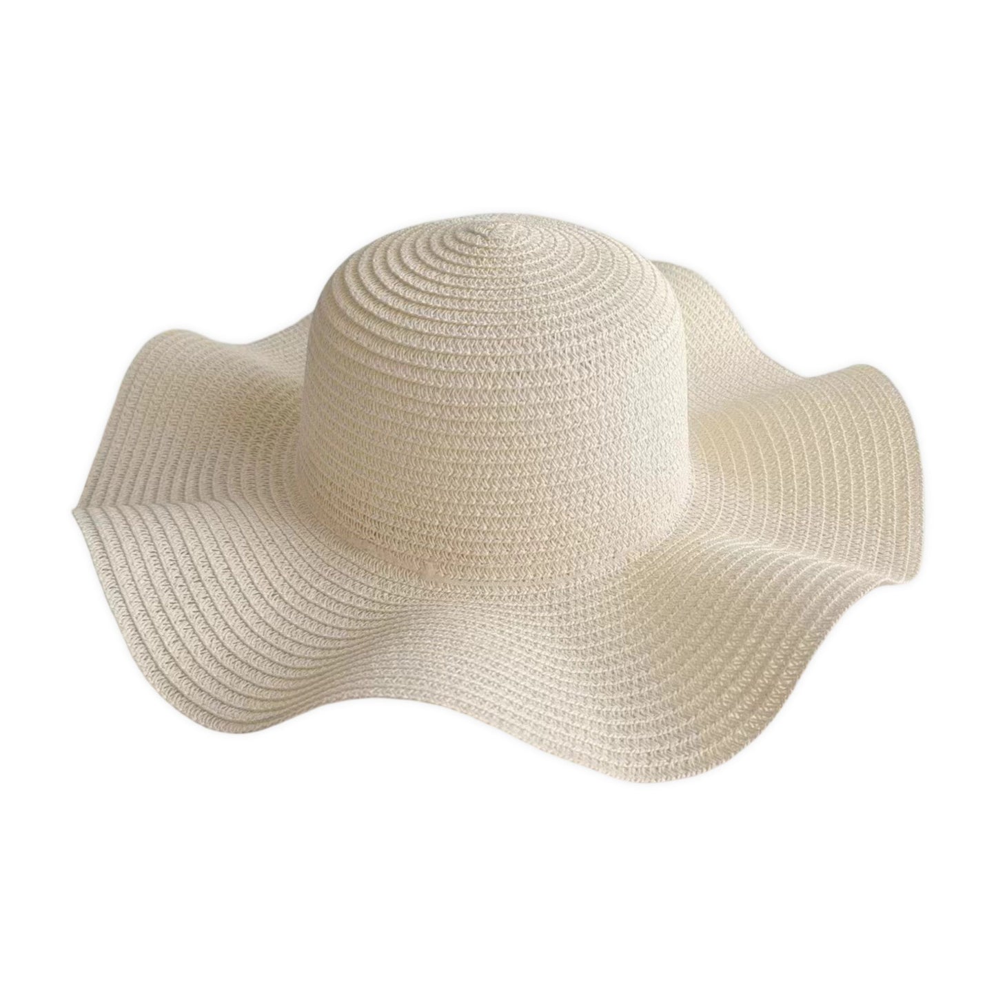 Floppy Straw Sun Hat Wide Brim Beach Hat Summer UV Protection Packable