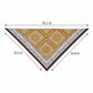 Paisley Floral Triangle Scarf Wrap Belt