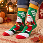 Holiday Novelty 3 Pack Crew Socks Assorted Festive Christmas Patterns