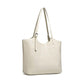 Large Faux Leather Tote Bag with Adjustable Double Shoulder Straps
