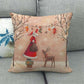 Vintage Winter Throw Comfortable Pillow Cover 18x18in