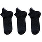 3-Pack Cotton Ankle Socks with Bow Knit Pattern Soft Breathable Low-Cut Design