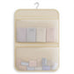 2pcs Women's Hanging Organizer with Dual Zippered Compartments Space-Saving Storage Design for Closets Bathrooms