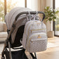 Diaper Bag Backpack with Changing Pad Multi Pocket Bag Stroller Strap Large Capacity Maternity Organizer 12x9x16.7in